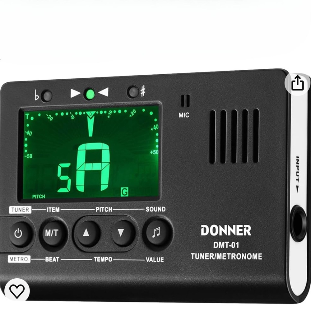 Donner Tuner for Instruments 3 in 1 Digital Metronome with Tuner/Tone Generator
